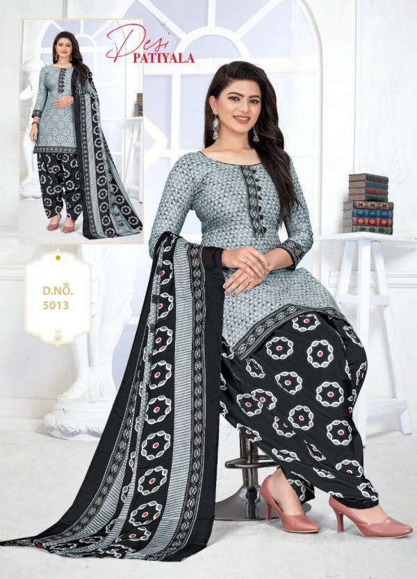 Ganesha Desi Patiyala Vol-5 Cotton Designer Readymade Suit